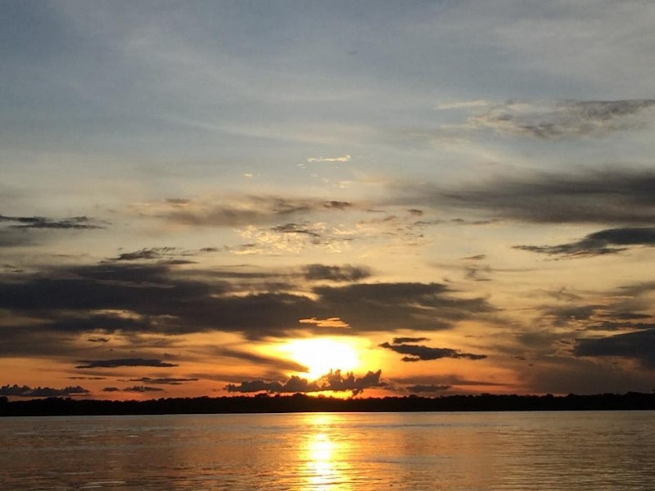Sunset, Amazon River Cruise, Amazon Basin, Peru, Naturalist Journeys