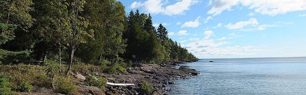 Lakeshore at Cascade River, Lake Superior, Minnesota Boundary Waters, Naturalist Journeys 
