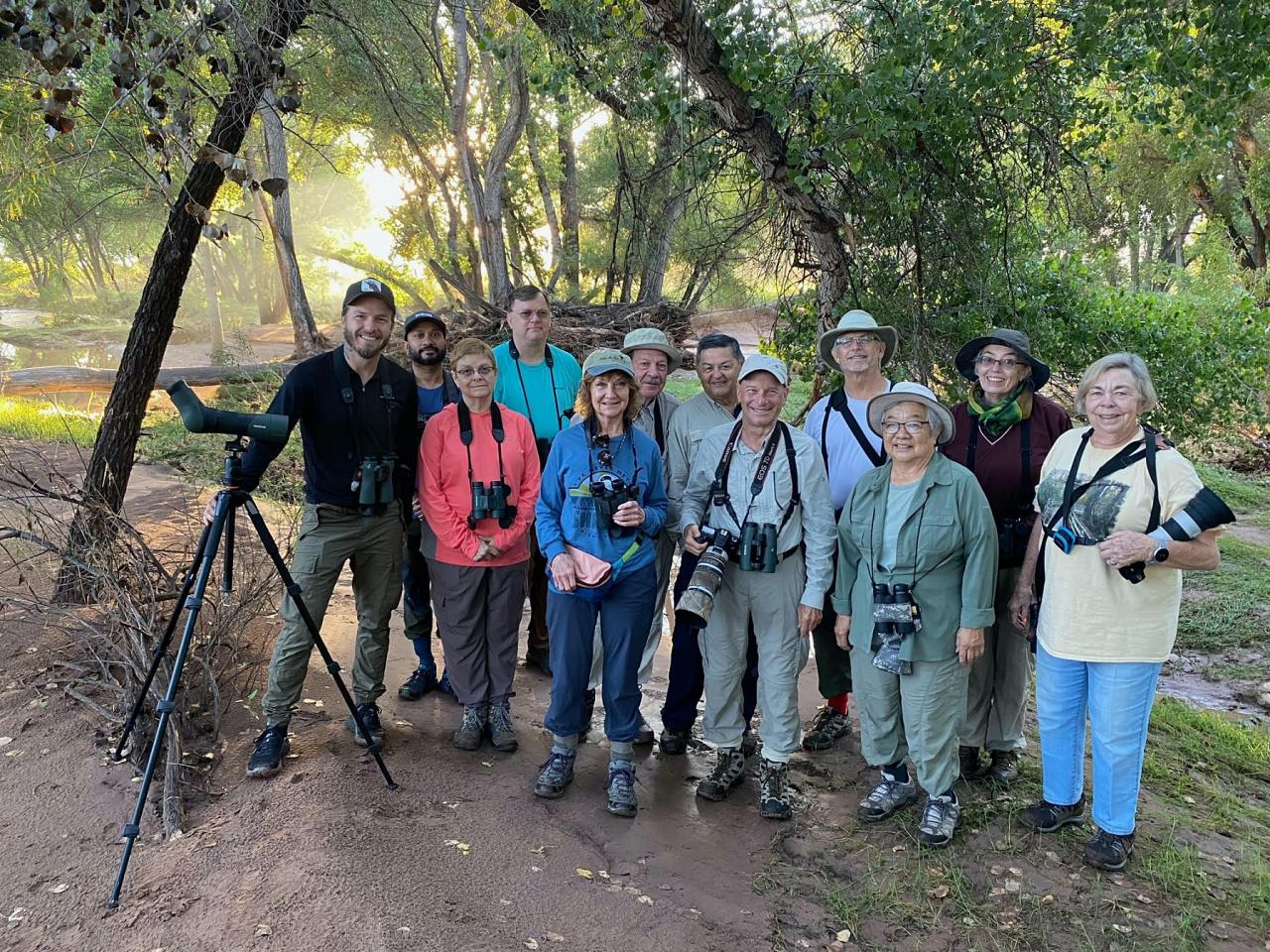 Group Birding, Portal Arizona, Southeast Arizona, Arizona, Arizona Nature Tour, Arizona Birding Tour, Naturalist Journeys